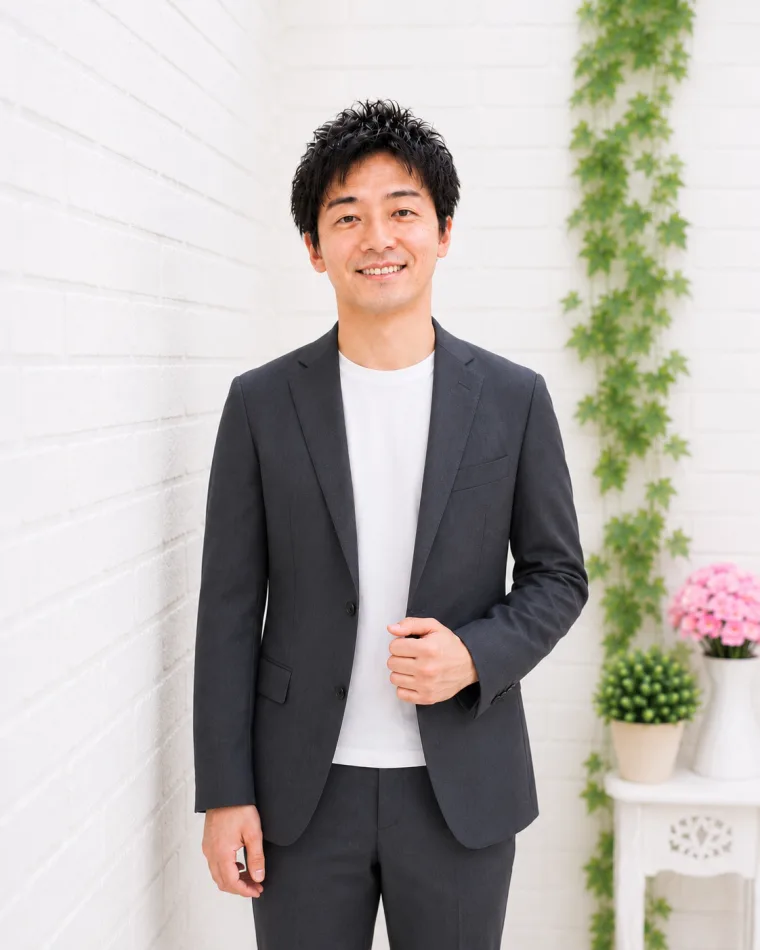 外見コンサル後の男性のプロフィール写真